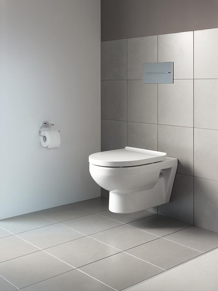 Vas WC Duravit 45620900A1, DuraStyle, montaj suspendat, tip clatire jet de apa, tip evacuare orizontala, alb [8]