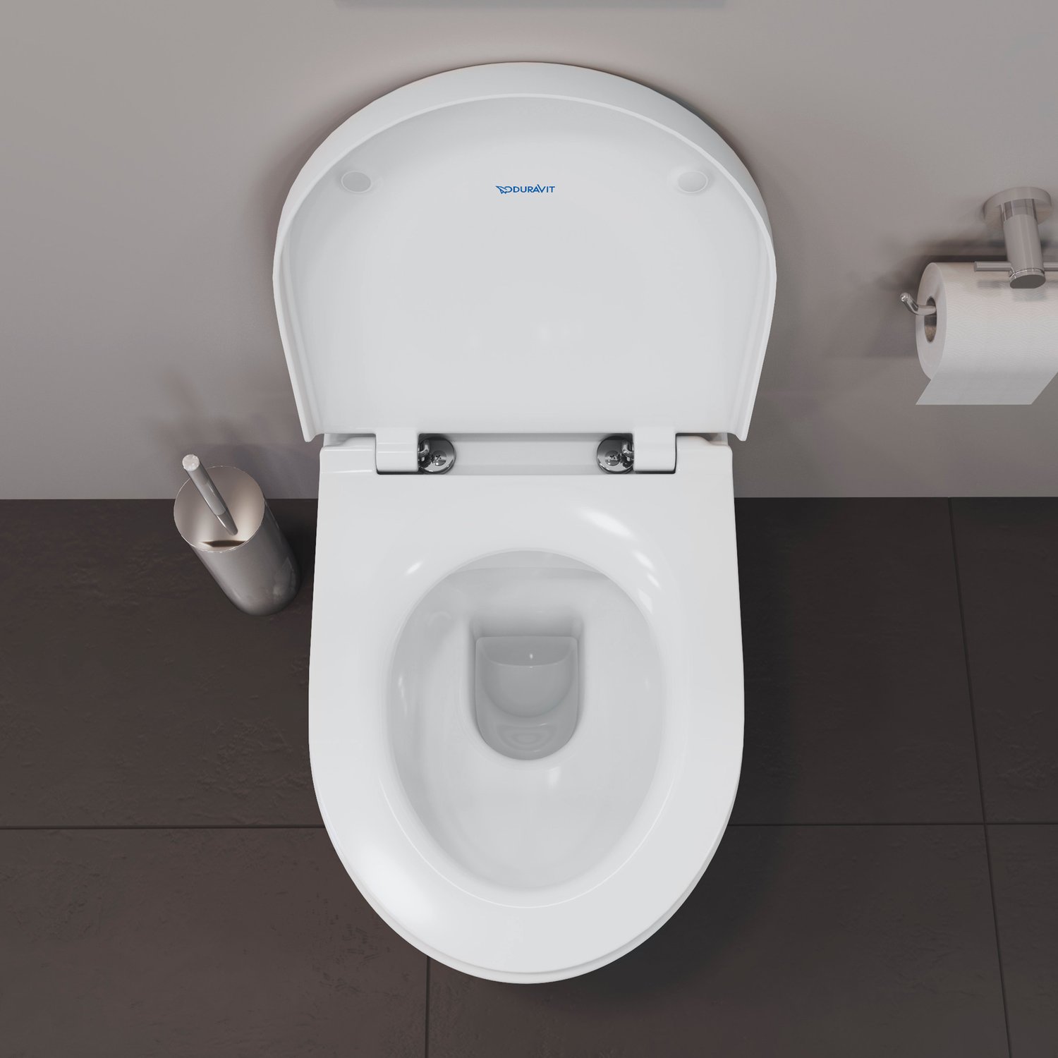 Vas WC Duravit 45620900A1, DuraStyle, montaj suspendat, tip clatire jet de apa, tip evacuare orizontala, alb [11]
