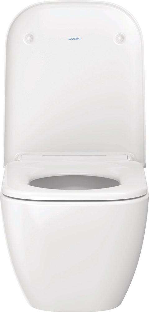 Vas WC Duravit 2222090000, Happy D.2, montaj suspendat, tip clatire jet de apa, tip evacuare orizontala, alb [4]