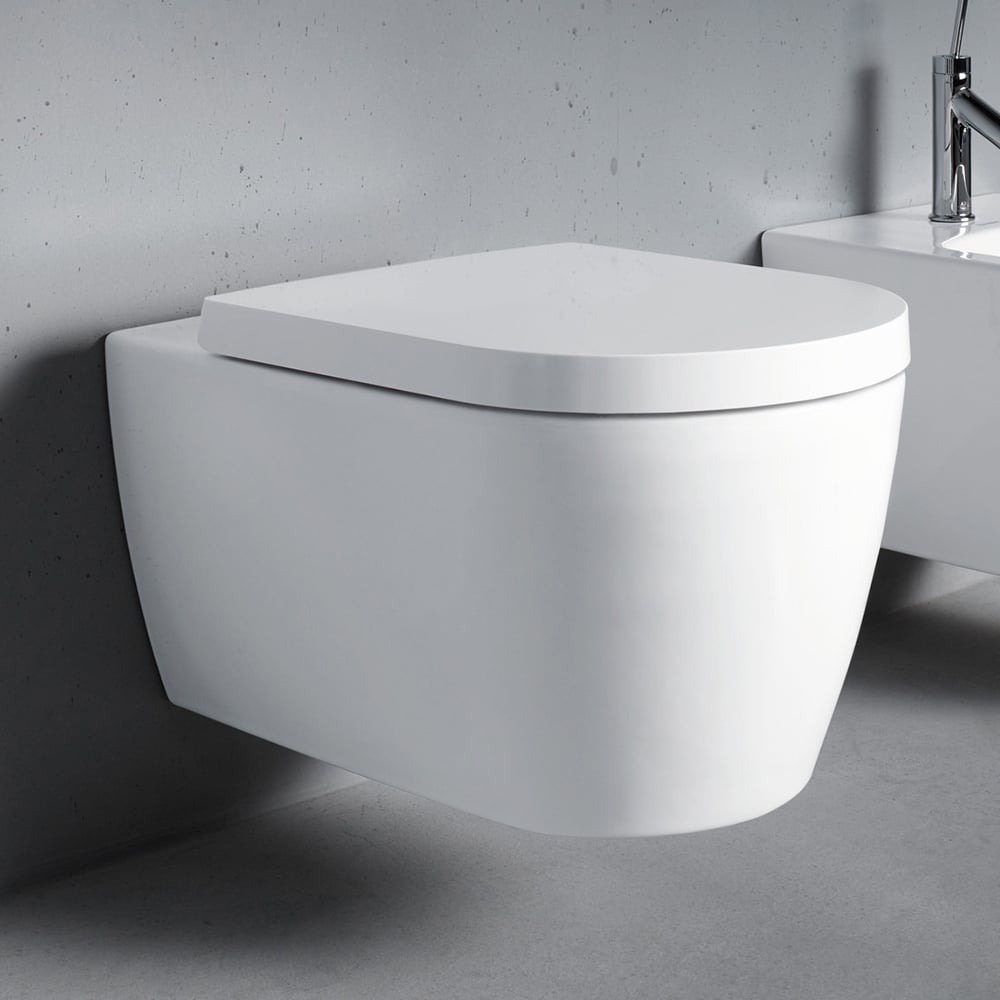 Vas WC Duravit 2528090000, Me by Starck, montaj suspendat, tip clatire jet de apa, tip evacuare orizontala, alb [6]