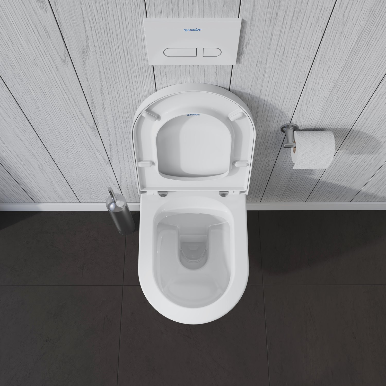 Vas WC Duravit 2528090000, Me by Starck, montaj suspendat, tip clatire jet de apa, tip evacuare orizontala, alb [13]