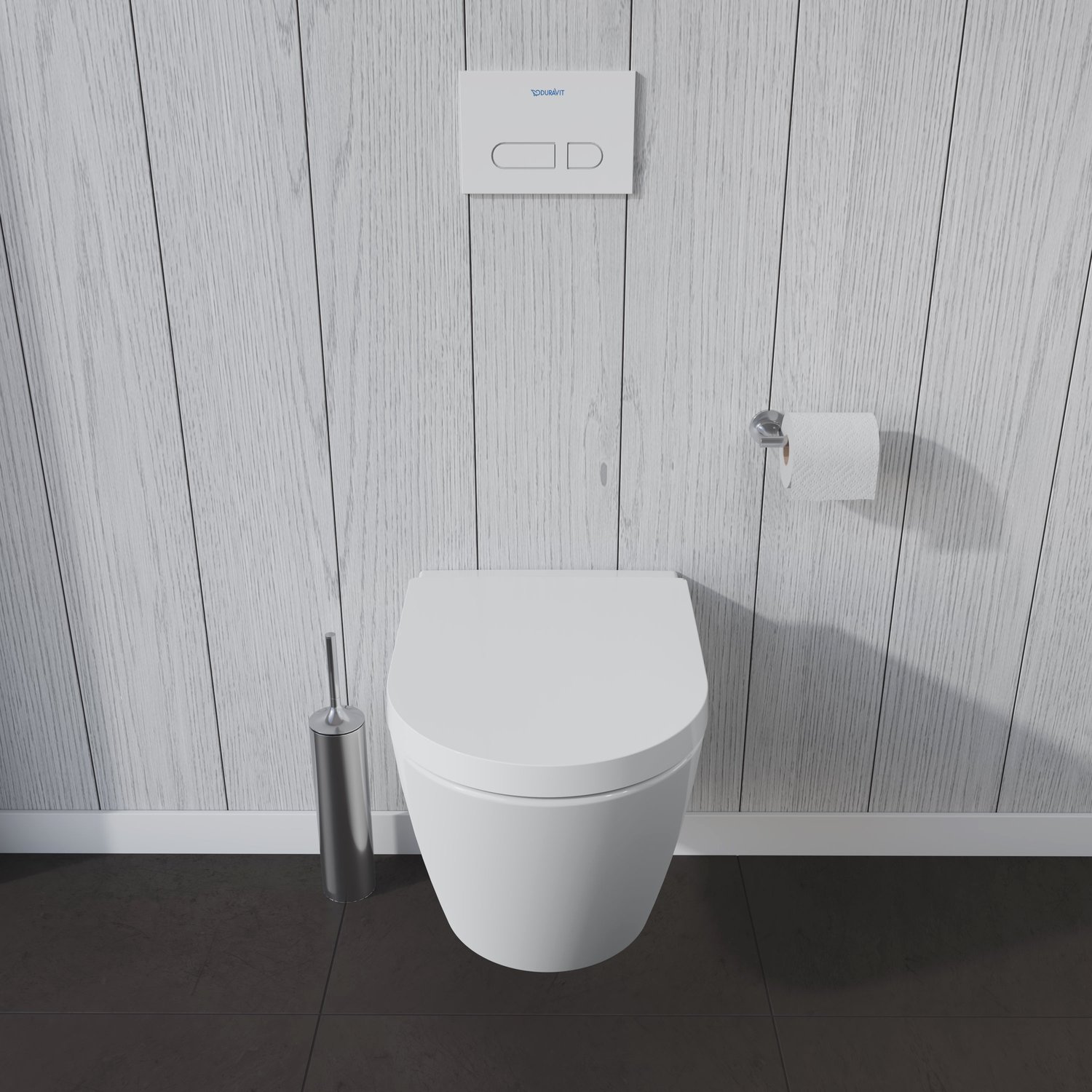 Vas WC Duravit 2528090000, Me by Starck, montaj suspendat, tip clatire jet de apa, tip evacuare orizontala, alb [7]