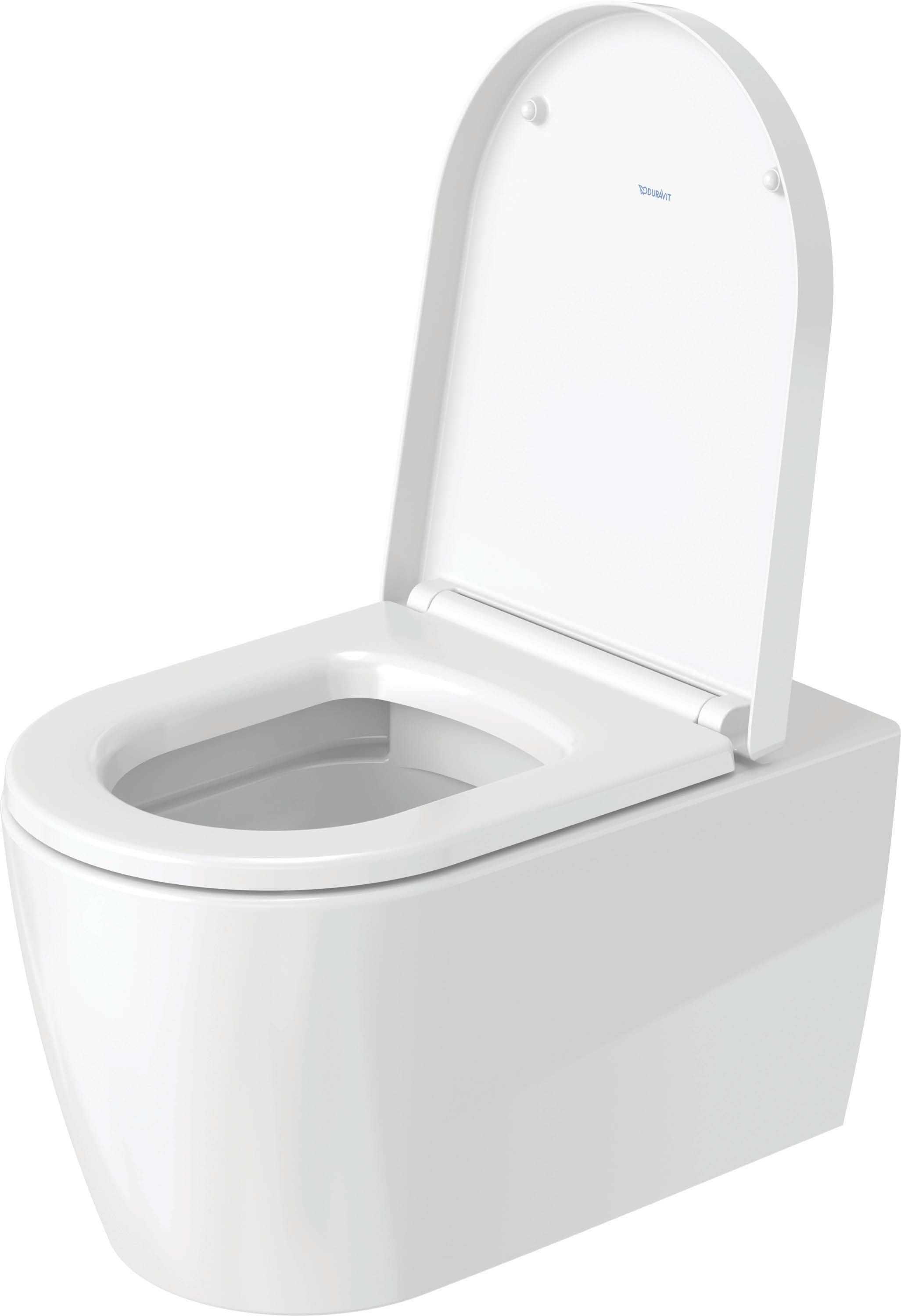 Set vas WC Duravit 45290900A1, Me by Starck, montaj suspendat, zona montaj interior, tip clatire jet de apa, alb [3]