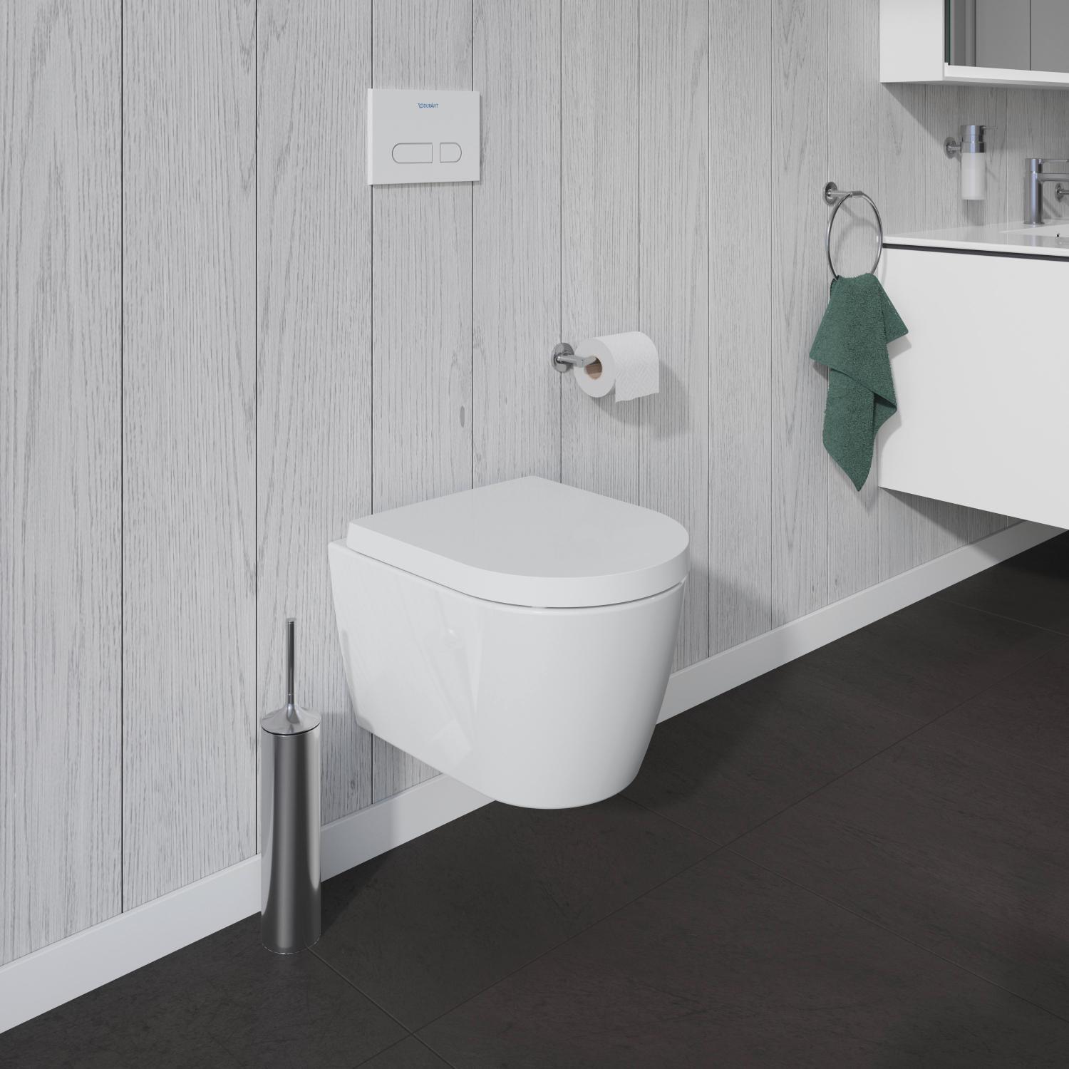 Vas WC Duravit 2530090000, Me by Starck, montaj suspendat, zona montaj interior, tip clatire jet de apa, alb [2]