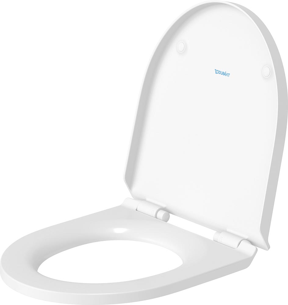 Set vas WC Duravit 45750900A1, No 1, montaj suspendat, tip clatire jet de apa, tip evacuare orizontala, alb [5]