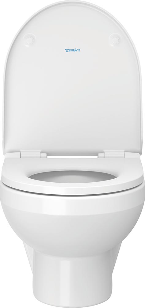 Set vas WC Duravit 45750900A1, No 1, montaj suspendat, tip clatire jet de apa, tip evacuare orizontala, alb [2]