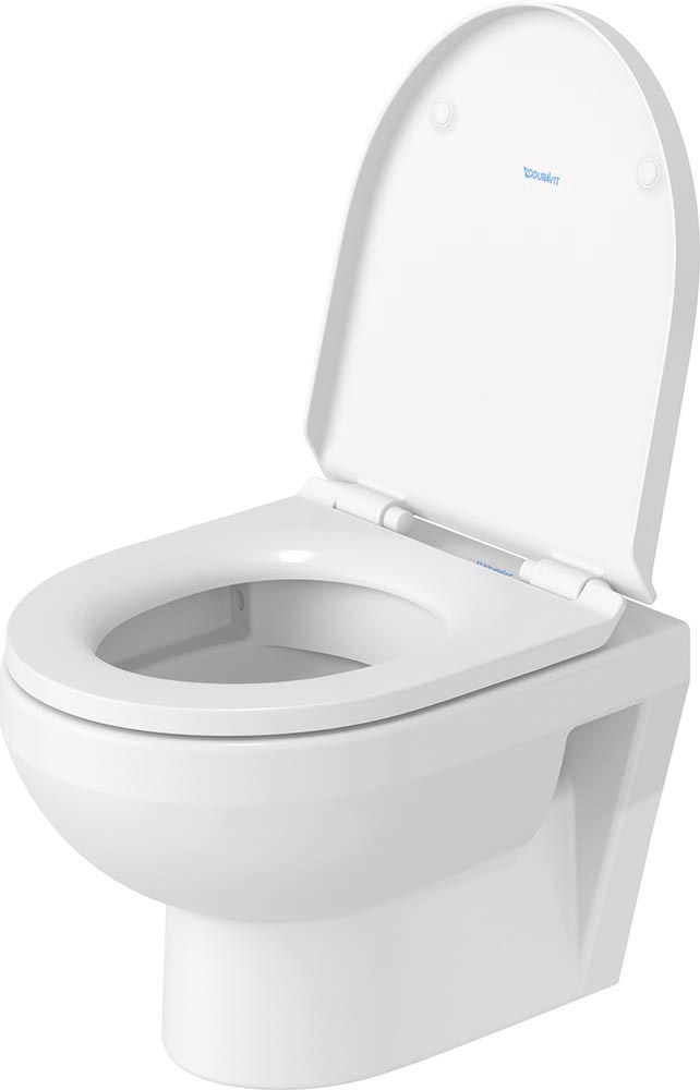 Set vas WC Duravit 45750900A1, No 1, montaj suspendat, tip clatire jet de apa, tip evacuare orizontala, alb [3]