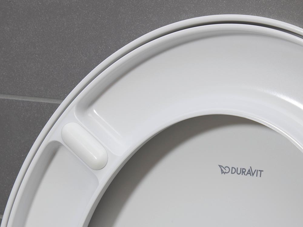 Set vas WC Duravit 45750900A1, No 1, montaj suspendat, tip clatire jet de apa, tip evacuare orizontala, alb [14]