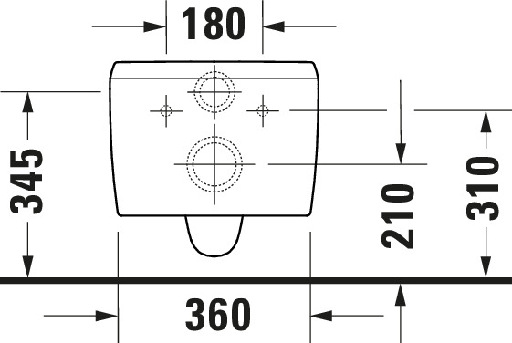 Vas WC Duravit 2556090000, Qatego, montaj suspendat, tip clatire jet de apa, tip evacuare orizontala, alb [9]