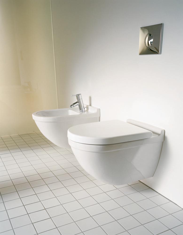 Vas WC Duravit 2527090000, Starck 3, montaj suspendat, tip clatire jet de apa, tip evacuare orizontala, alb [14]