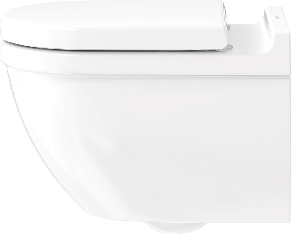 Vas WC Duravit 2527090000, Starck 3, montaj suspendat, tip clatire jet de apa, tip evacuare orizontala, alb [11]