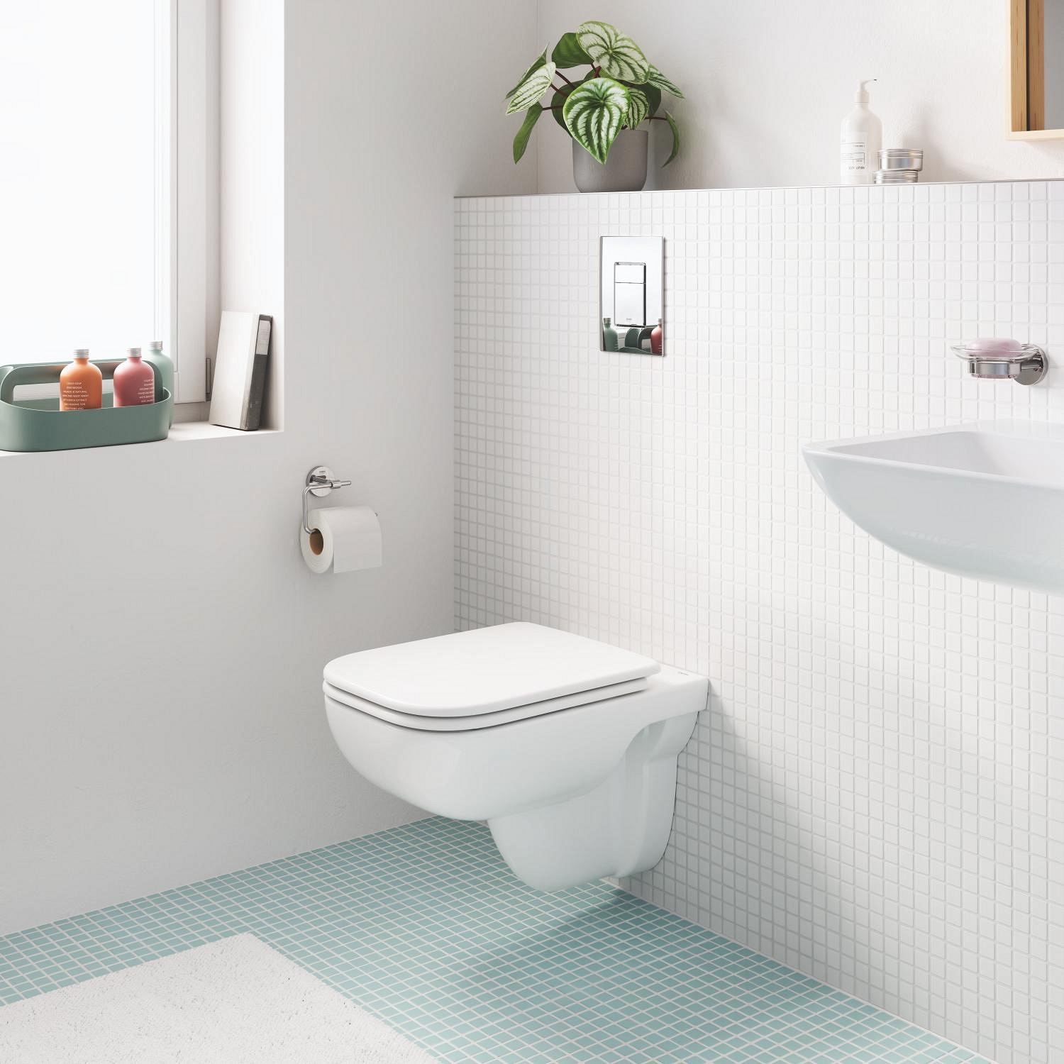 WC Grohe BauEdge, suspendat, Rimless, alb, 39809000…
