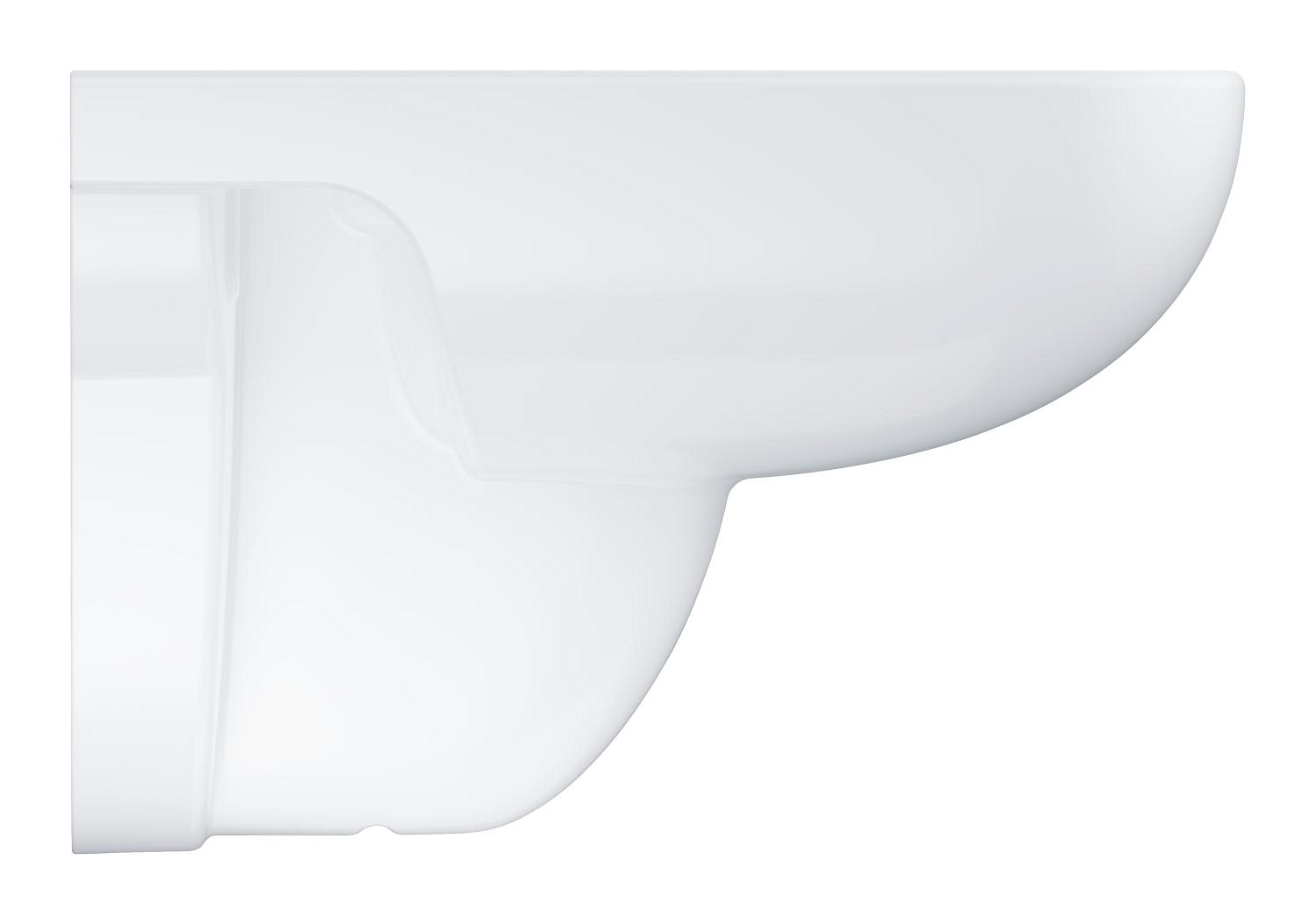 WC Grohe 39809000, 367 mm, 535 mm, 360 mm, 1 functii speciale, suspendat, interior zona montaj, jet de apa, Alb