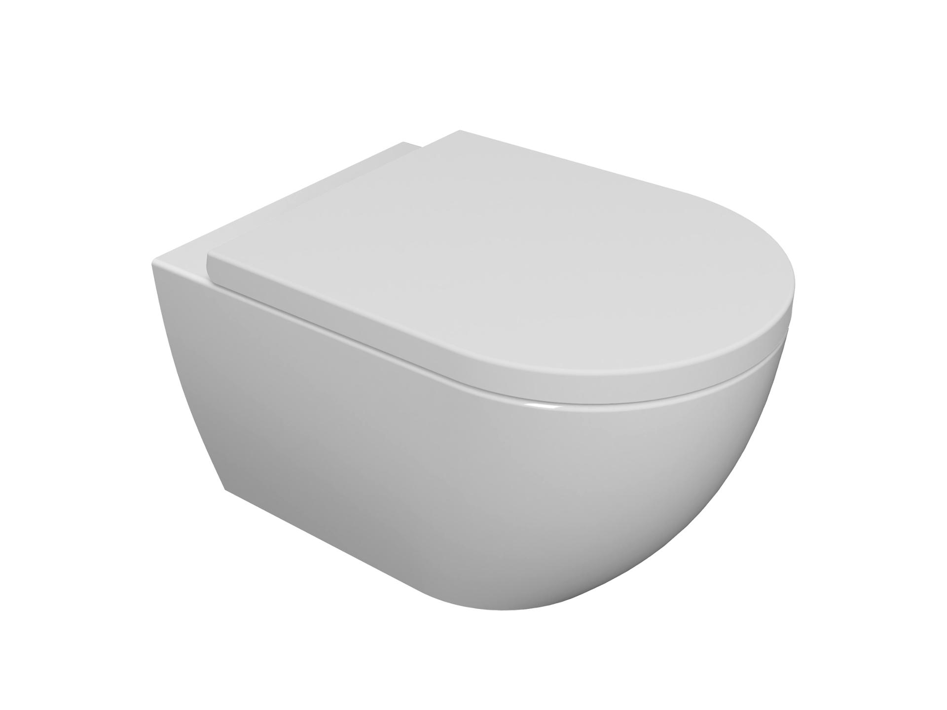 Kielle  Wc kielle oudee, suspendat, rimless, capac softclose, alb, 30102000