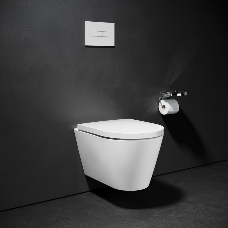 Laufen Wc laufen kartell, suspendat, rimless, fara capac, alb, h8203370000001