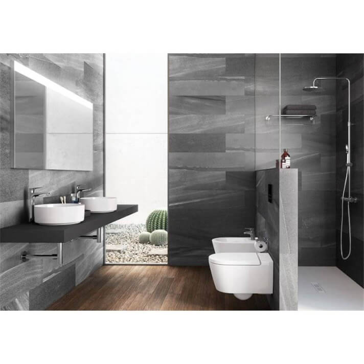 Vas WC Roca A346527000, Inspira, montaj suspendat, tip clatire jet de apa, tip evacuare orizontala, alb [13]