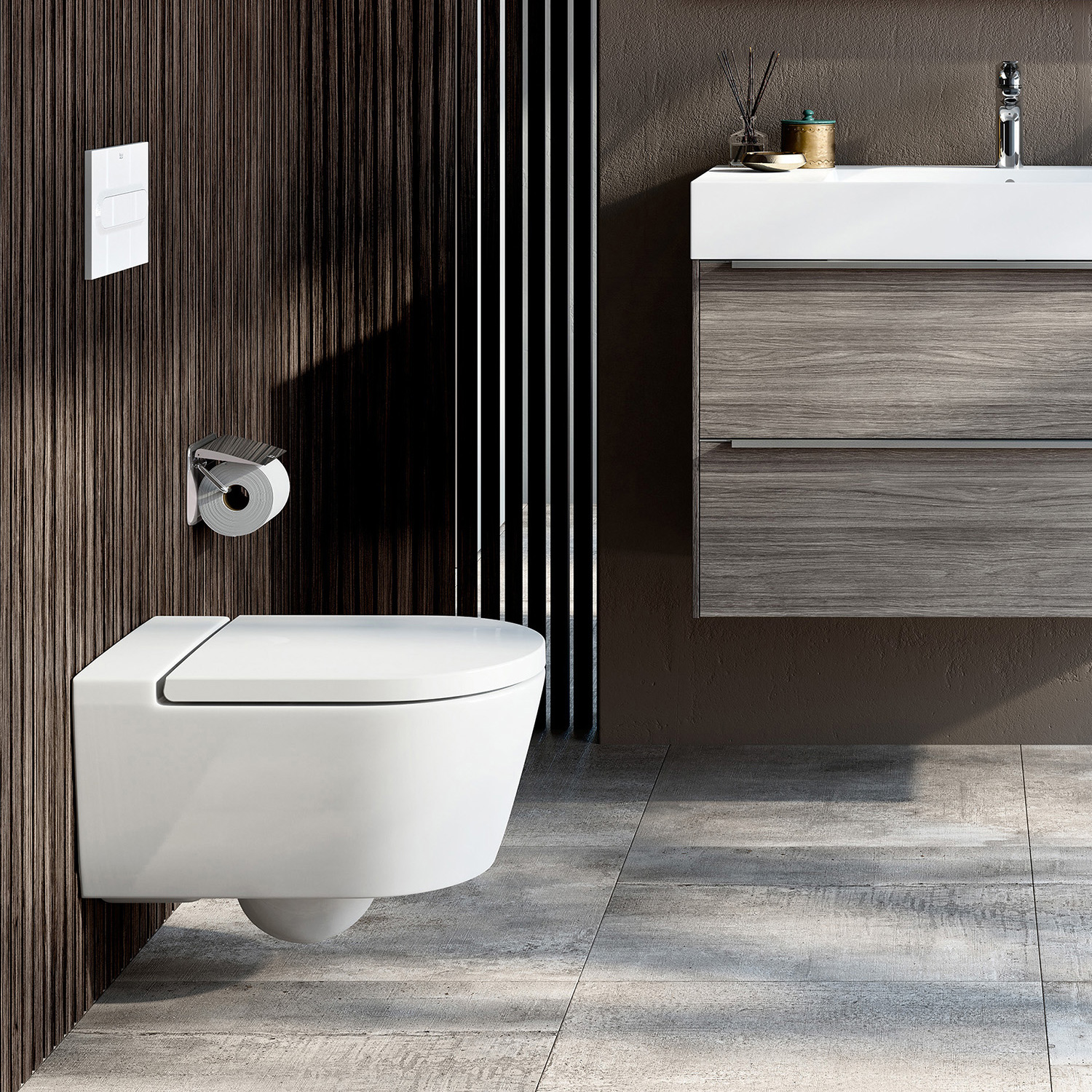 Vas WC Roca A346527000, Inspira, montaj suspendat, tip clatire jet de apa, tip evacuare orizontala, alb [2]