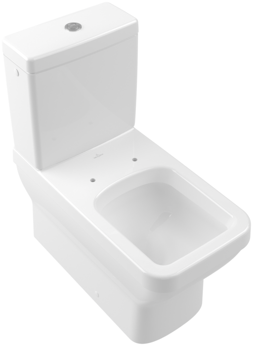 Villeroy and Boch Wc villeroy and boch architectura, pe podea, evacuare orizontala, fara capac/rezervor, alb, 56871001