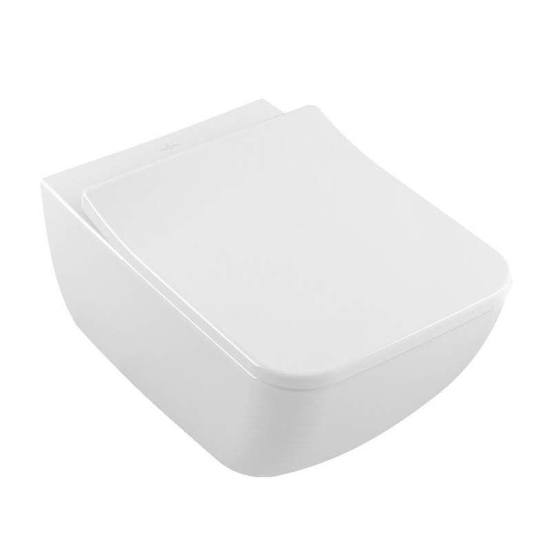 Villeroy and Boch Wc villeroy & boch venticello, suspendat, directflush, capac softclose, alb, 4611rs01