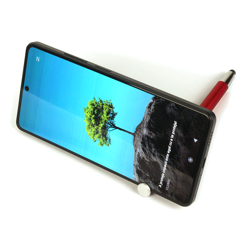 Pixuri cu mecanism Pix plastic cu mecanism twist, suport tel