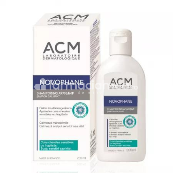 Îngrijire păr - Novophane Sampon Calmant, 200ml ACM, farmaciamea.ro