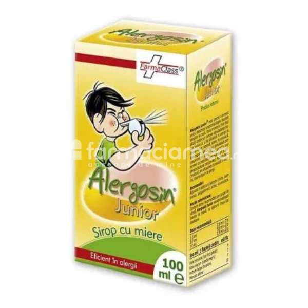 Alergii - Alergosin Junior Sirop, 100ml FarmaClass, farmaciamea.ro