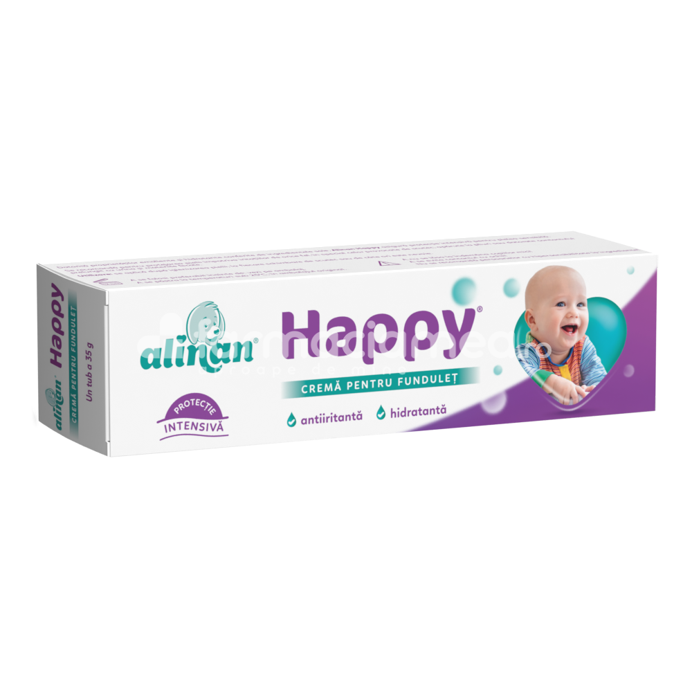 Iritaţii scutec - Alinan Happy crema pentru fundulet, 35 g, Fiterman Pharma, farmaciamea.ro