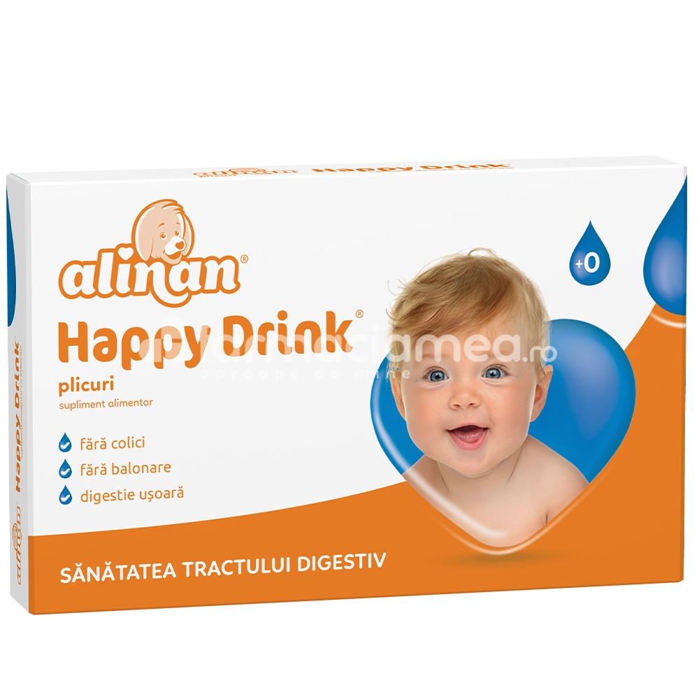 Tulburări tranzit copii - Alinan Happy Drink, 12 plicuri, Fiterman Pharma, farmaciamea.ro