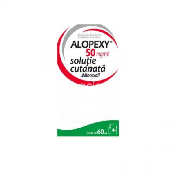 Afecțiuni ale pielii OTC - Alopexy 50mg/ml solutie cutanata, 60 ml Pierre Fabre, farmaciamea.ro