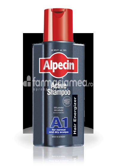 Îngrijire scalp - Alpecin Active A1, sampon pentru scalp normal, 250ml, farmaciamea.ro