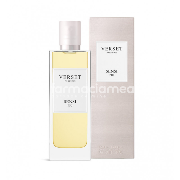 Parfum pentru EA - Apa de parfum Sensi Piu, 50 ml, Verset, farmaciamea.ro