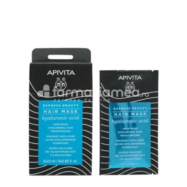 Îngrijire păr - Apivita Hair Express Masca Par Hidratanta 20ml, farmaciamea.ro
