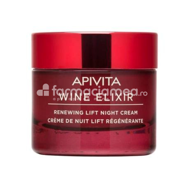 Îngrijire păr - Apivita Wine Elixir Crema de Noapte 50ml, farmaciamea.ro