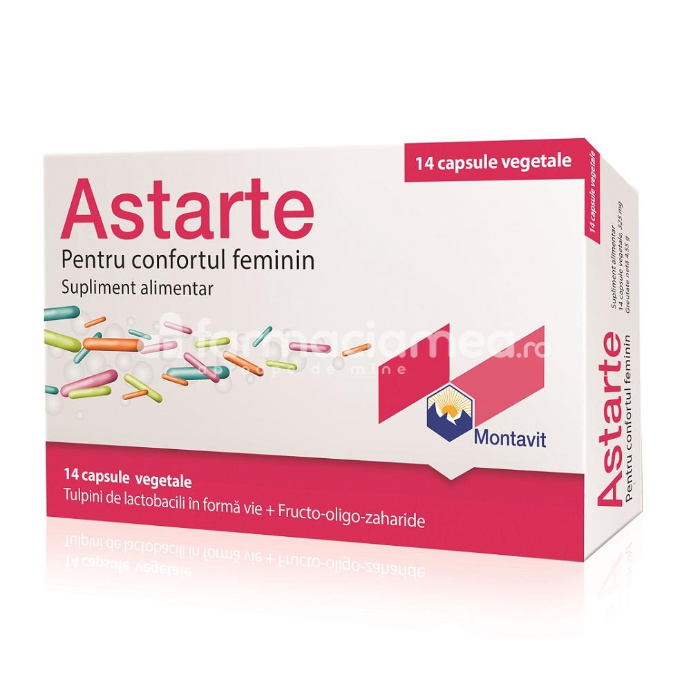 Afecțiuni urogenitale - Astarte x 14 capsule vegetale, farmaciamea.ro