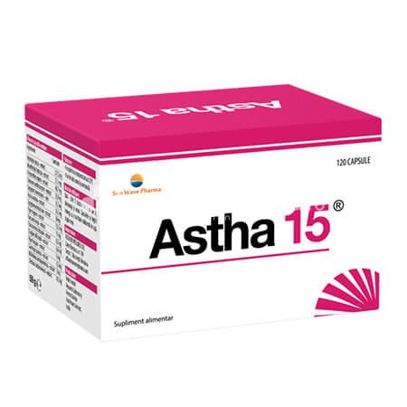 Sănătatea aparatului respirator - Astha 15, 120 de capsule, Sun Wave Pharma, farmaciamea.ro