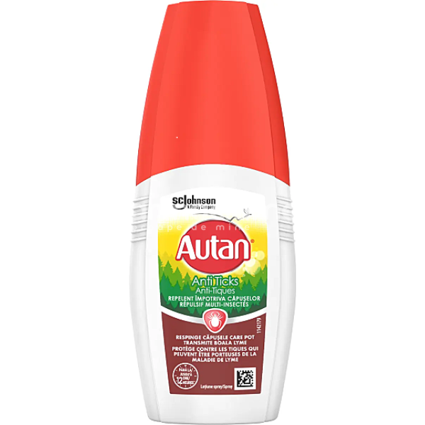 Anti-insecte - Autan Anti Ticks Lotiune Spray, 100ml, farmaciamea.ro