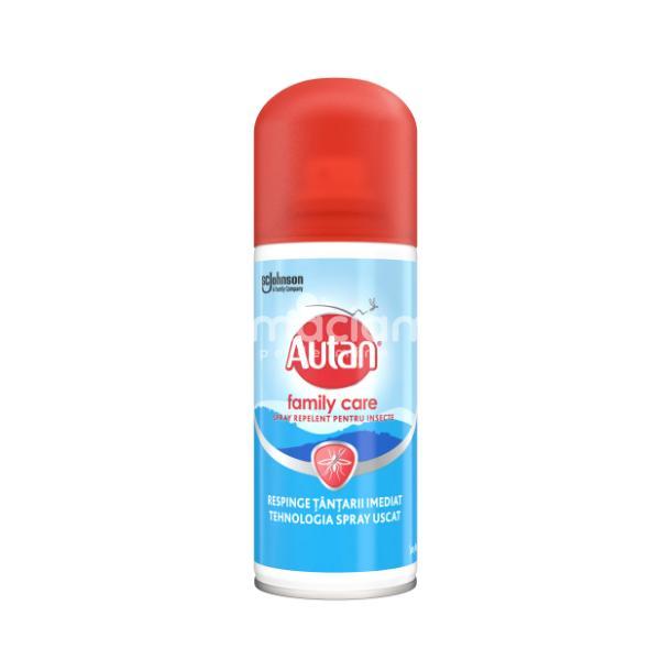 Anti-insecte - AUTAN spray impotriva tantarilor Family care, 100ml, farmaciamea.ro