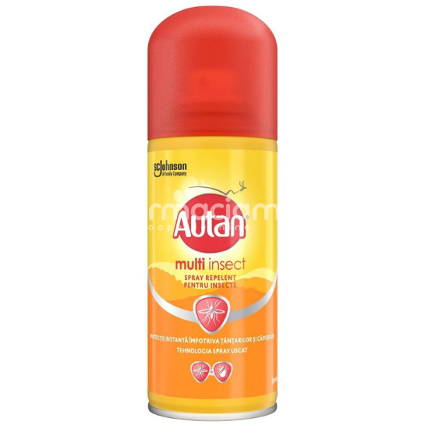 Anti-insecte - AUTAN spray impotriva tantarilor si capuselor Multi insect, 100 ml, farmaciamea.ro