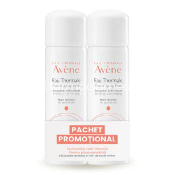 Îngrijire ten - Avene Apa Termala Spray Pachet Promotional, 50 ml, farmaciamea.ro