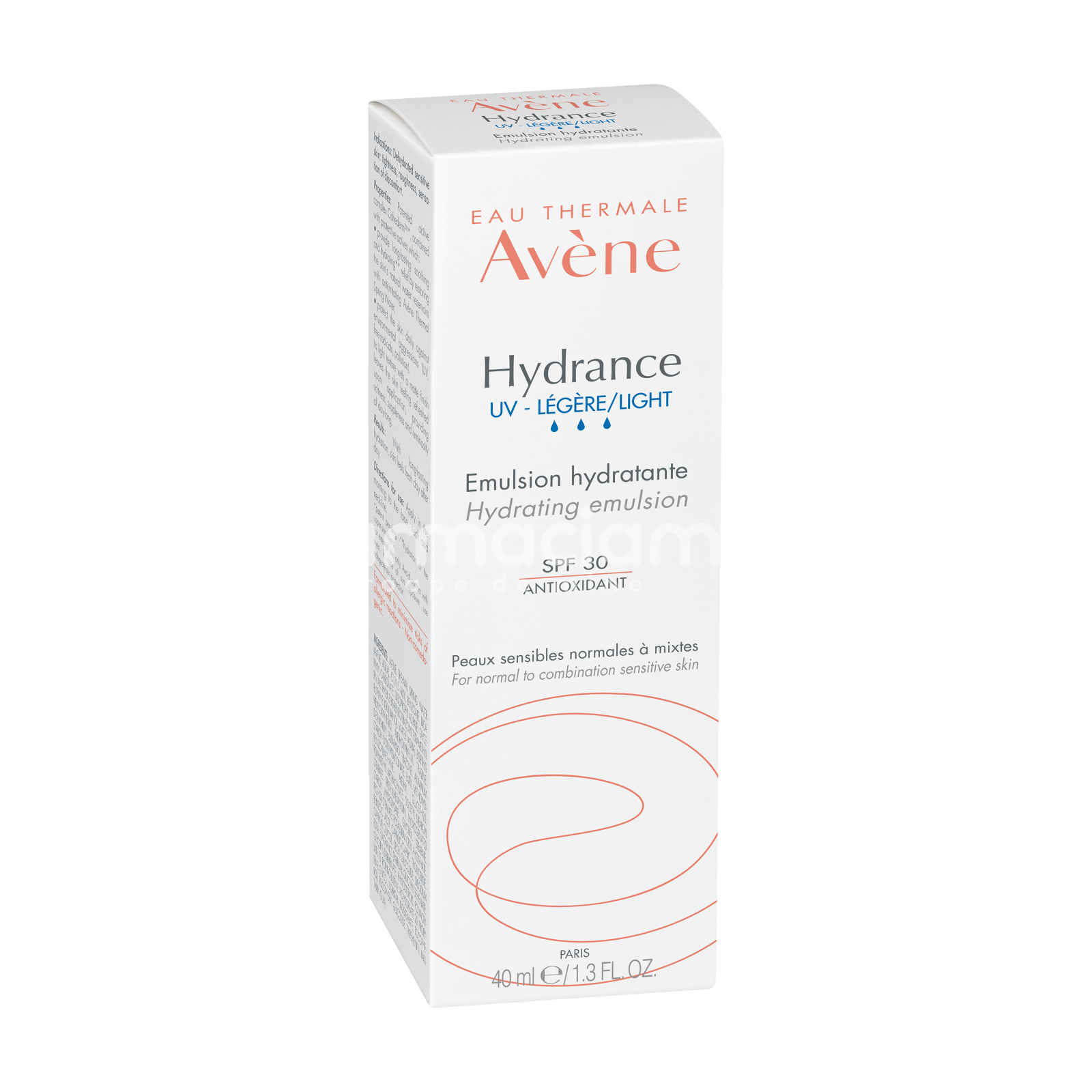 Îngrijire ten - Avene Hydrance UV Legere Emulsie hidratanta SPF30, 40 ml, farmaciamea.ro