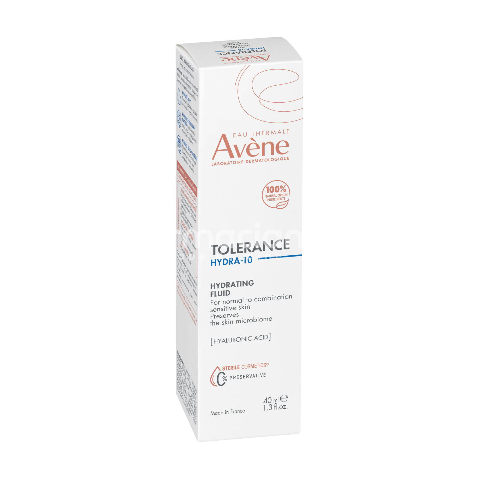 Îngrijire ten - Avene Tolerance Hydra 10 Fluid hidratant, 40 ml, farmaciamea.ro