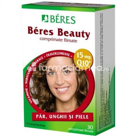 Minerale și vitamine - Beres Beauty - Sanatatea si Frumusetea Parului, 30 comprimate filmate, farmaciamea.ro