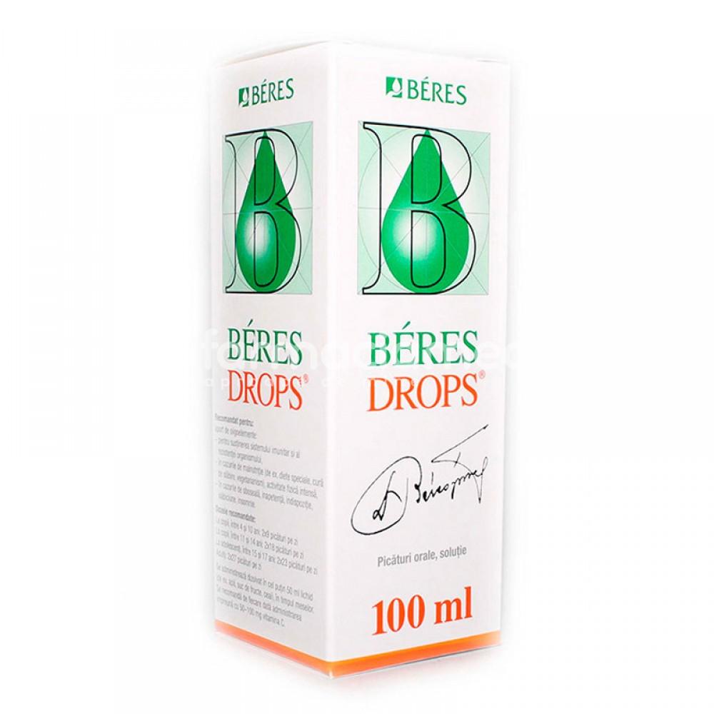 Minerale și vitamine - Beres Drops picaturi orale - Vitalitate și imunitate, 100 ml, farmaciamea.ro