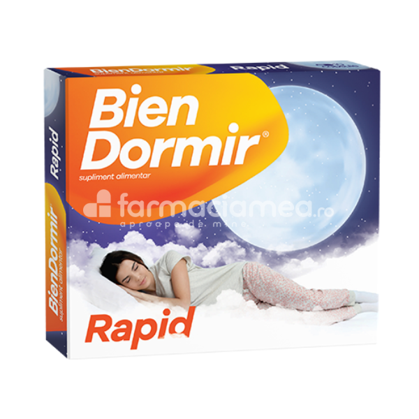 Afecțiuni ale sistemului nervos - Bien Dormir Rapid, 10 capsule Fiterman Pharma, farmaciamea.ro