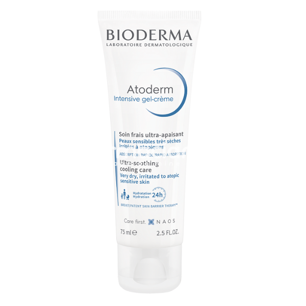 Dermatologie pediatrică - Bioderma Atoderm Intensiv Gel-crema, 75 ml, farmaciamea.ro