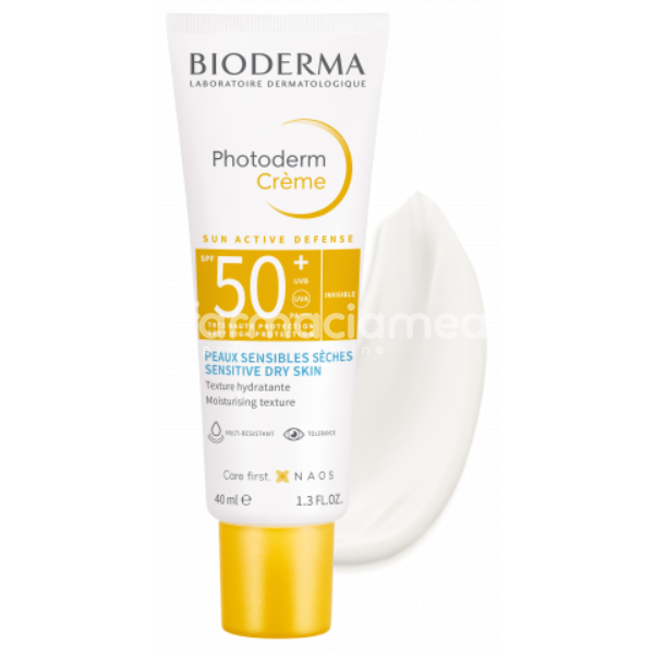 Protecție solară - BIODERMA Photoderm crema SPF 50+, 40ml, farmaciamea.ro