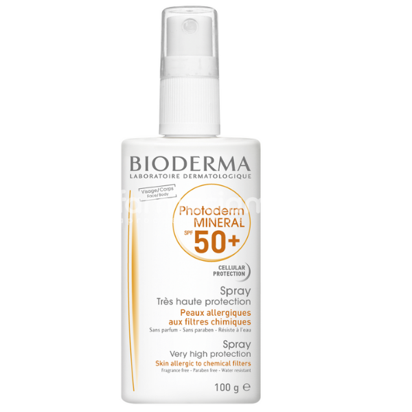 Îngrijire corp - Bioderma Photoderm Mineral Spray SPF 50+, 100 ml, farmaciamea.ro