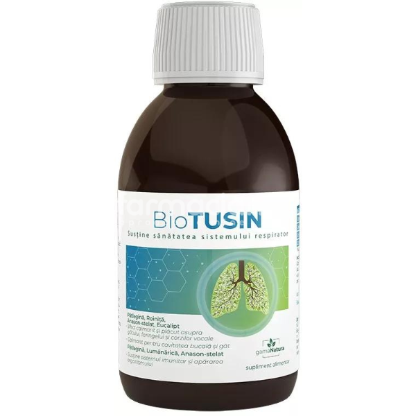 Tuse - BioTUSIN Sirop, 100 ml, GamaNatura, farmaciamea.ro