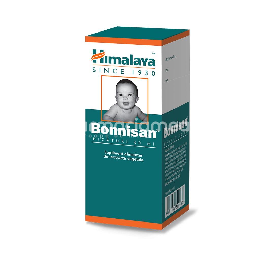 Suplimente naturiste - Bonnisan picaturi, indicat in colici bebelusi, 30 ml, Himalaya, farmaciamea.ro