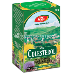 Ceaiuri - Ceai Colesterol M102, 50g, Fares, farmaciamea.ro